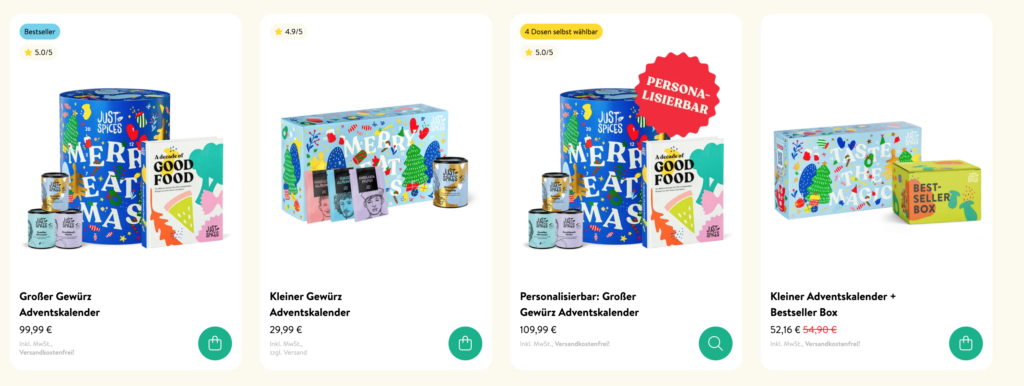 Just Spices Adventskalender