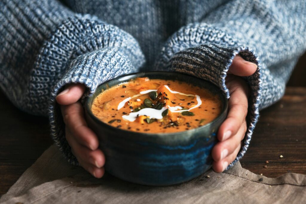 saisonal einkaufen: saisonale Suppe