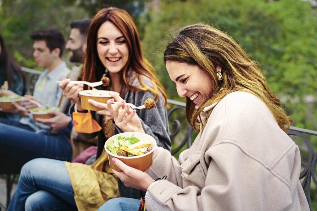 gesund Essen bestellen: Freunde